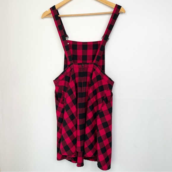 Hot Topic Pinafore Buffalo Check Dress - Picture 4 of 8